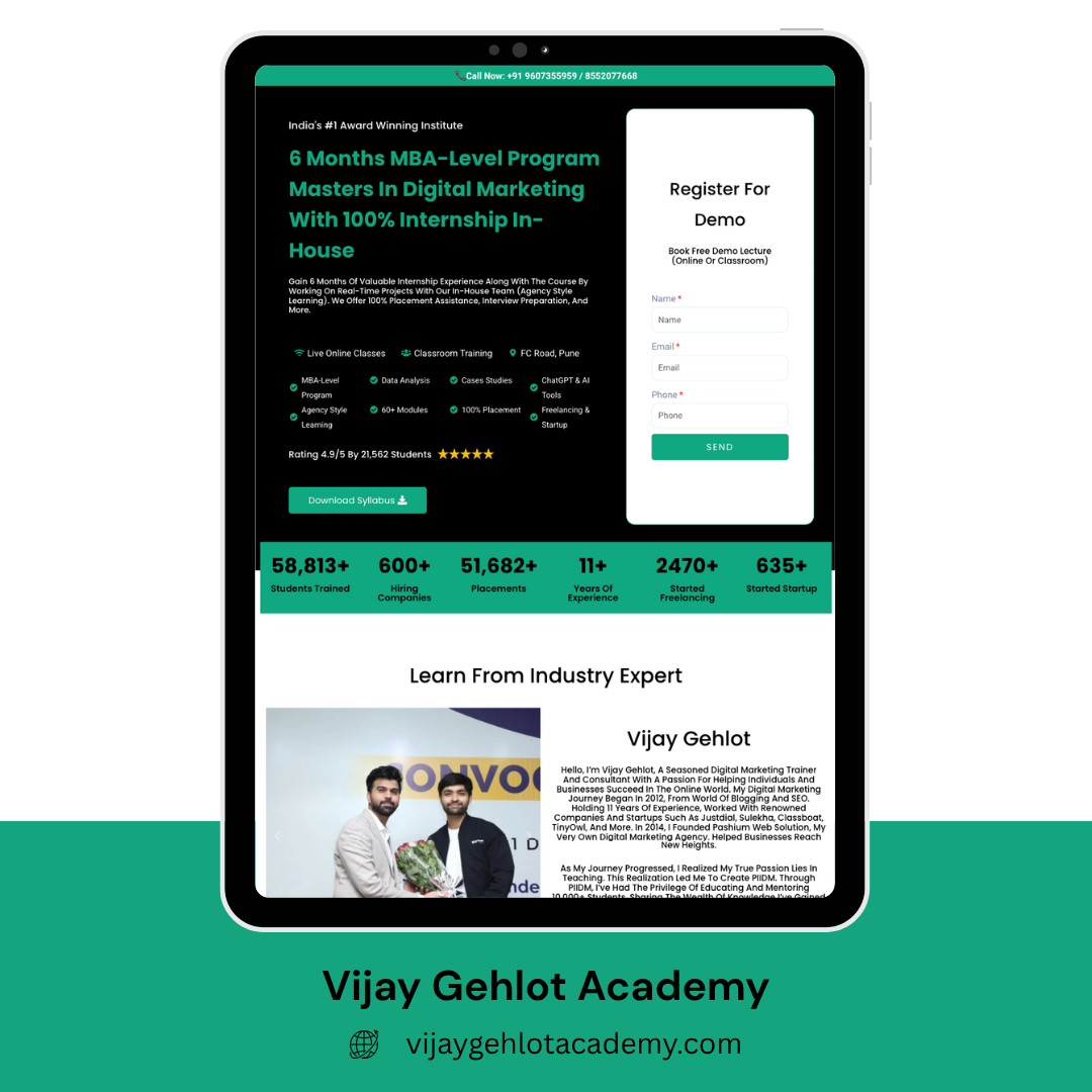 Vijay Gehlot Academy